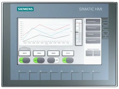 6AV2123-2GA03-0AX0 KTP700 Basic color DP HMI operatör paneli