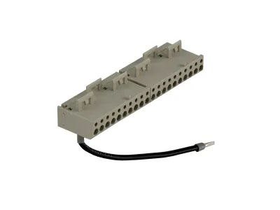 ABE7BV20 connection sub-base accessory - snap-on terminal block - 20 screw terminals