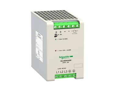 ABL4WSR24200 Regüleli Anahtarlı Güç Kaynağı, 3 faz, 400..500V AC, 24V, 20A