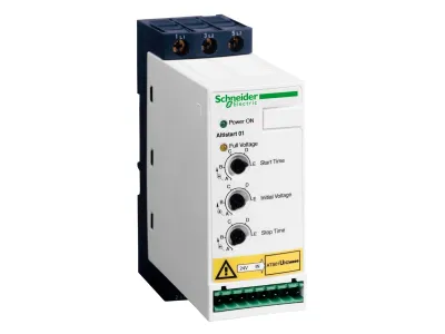 ATS01N212QN soft starter for asynchronous motor, Altistart 01, ATS01, 12A, 380 to 415V, 5.5kW
