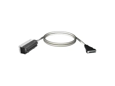 BMXFTA3022 cord set, Modicon X80, 20 ways terminal, SUB-D25, 3m (9.84ft)