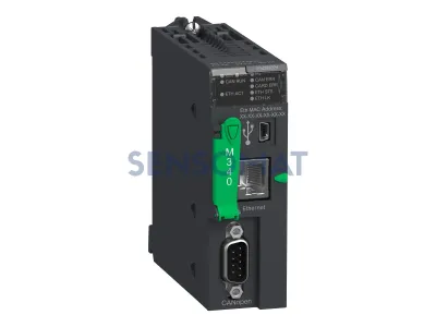 BMXP3420302H processor, Modicon M340, max 1024 discrete, 256 analog IO, CANopen, Ethernet, for severe environment