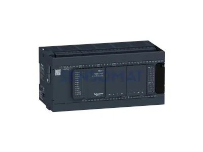 TM241C40T logic controller, Modicon M241, 40 IO, transistor, PNP